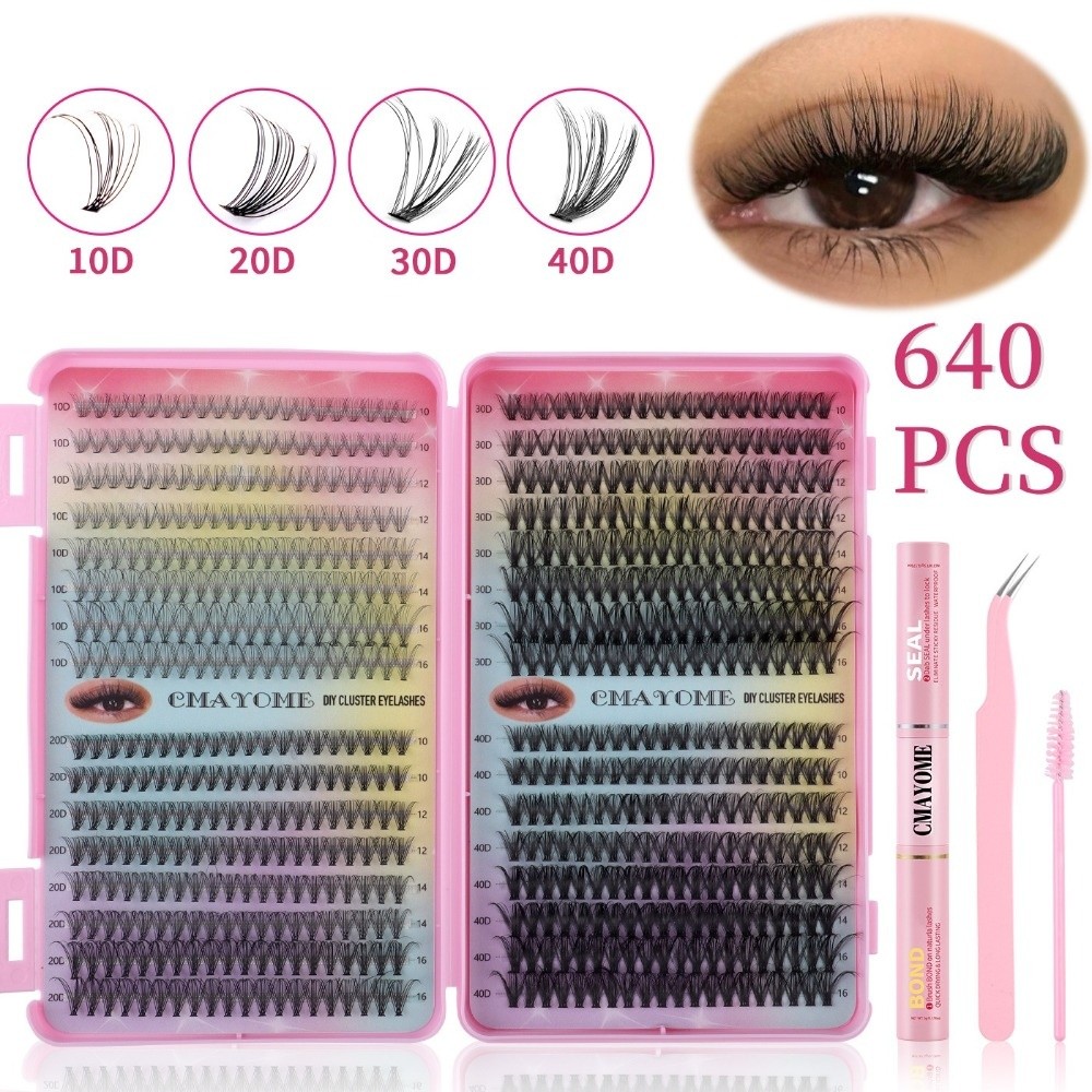 Eyelash Extension Look - Bond and Seal False Eyelashes Natural