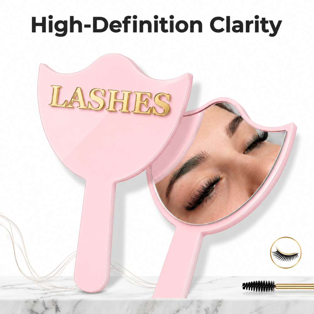 Eyelash Extension Glasses - Professional Eyelash Extension Mirror HD Glass