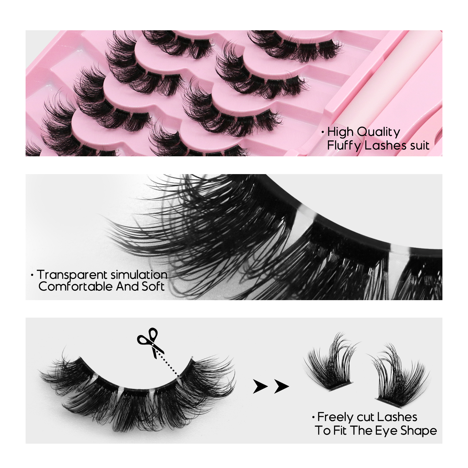 DIY lash clusters set Extensio - Eyelash Extension Cat Eye review and price