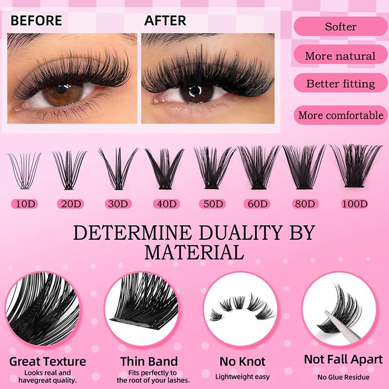 Wispy Lash Extension Kit C Cur - Eyelash Extension For Asian Eyes review and price