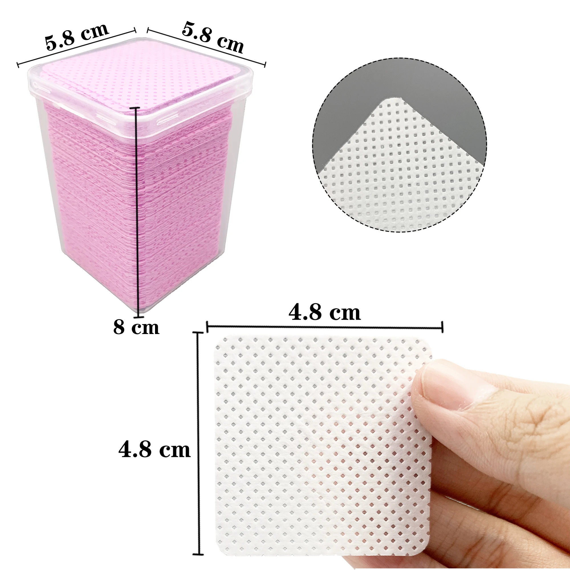 200Pcs/Box Lint Free Nail Wipe - Eyelash Extension Glasses review and price