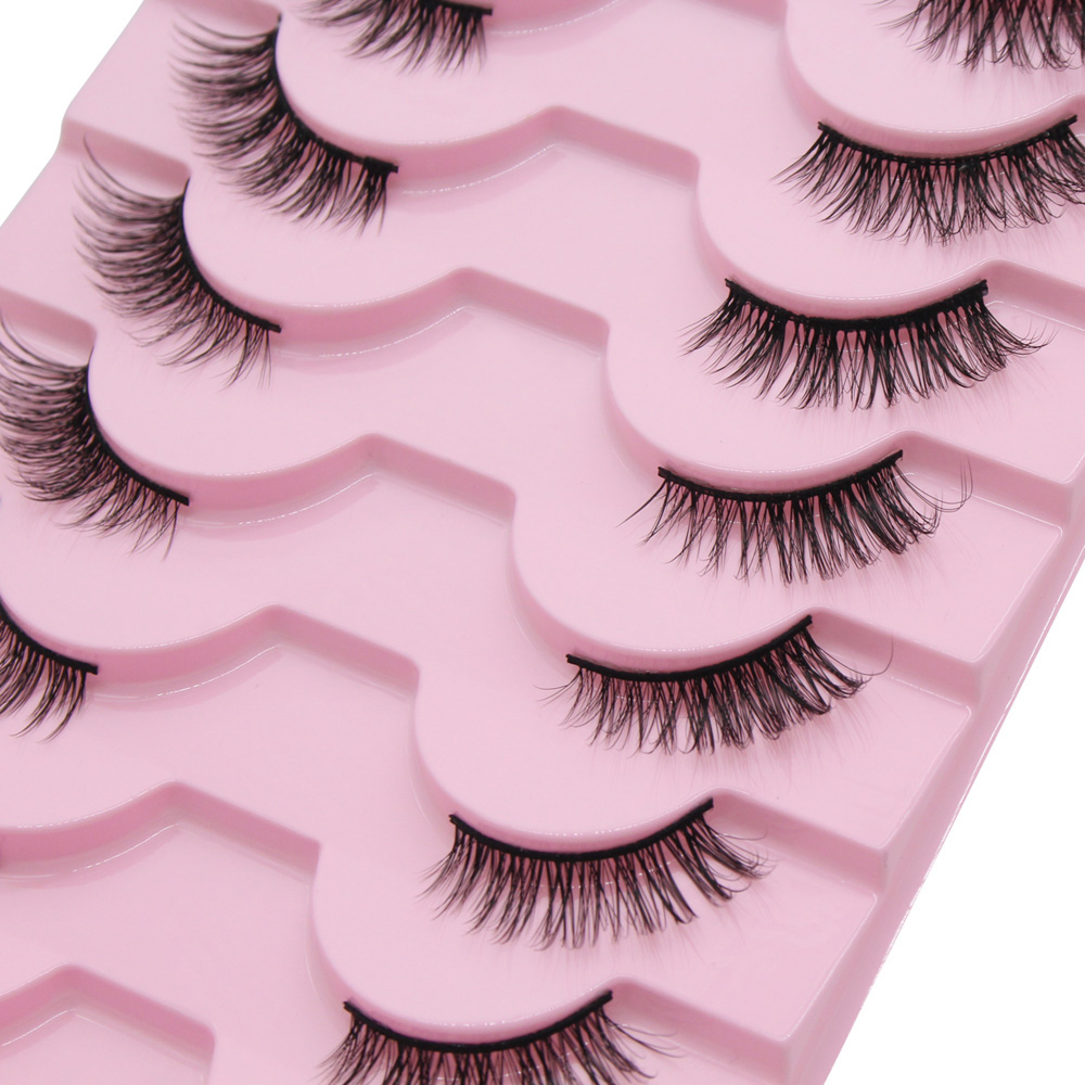 Moonlily 10 Pairs Half Eyelash - Eyelash Extension Cat Eye review and price