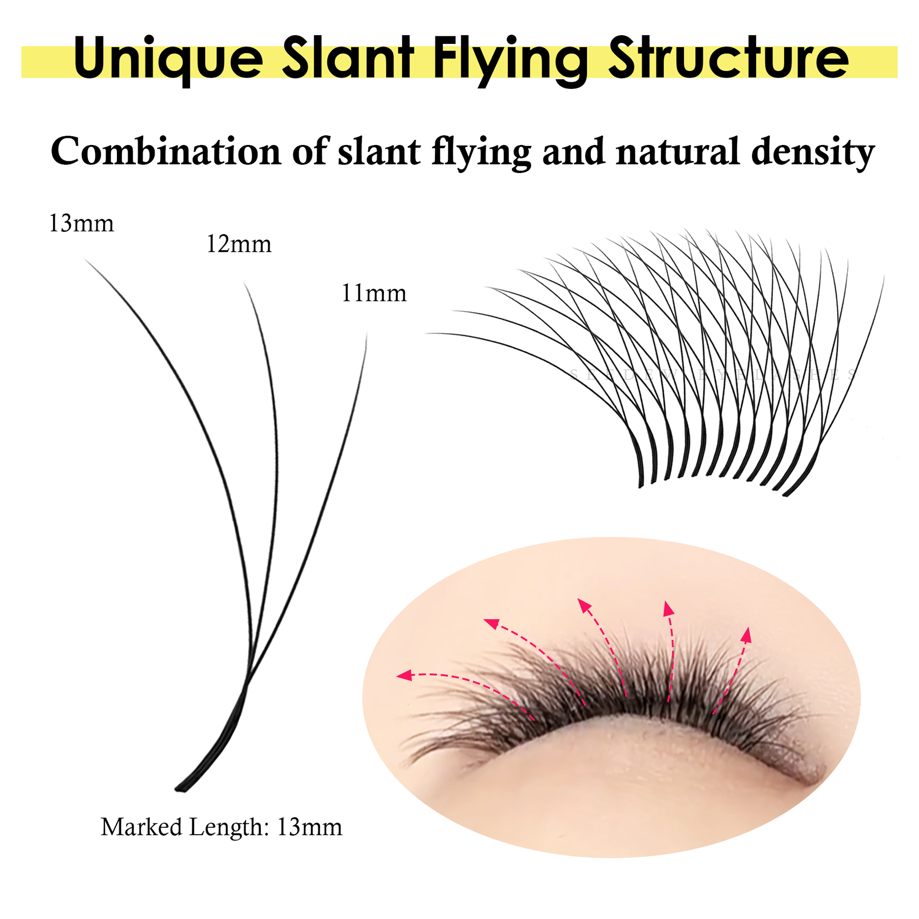 SEEDEW Fox 3D 4D Eyelash Exten - Eyelash Extension Cat Eye review and price