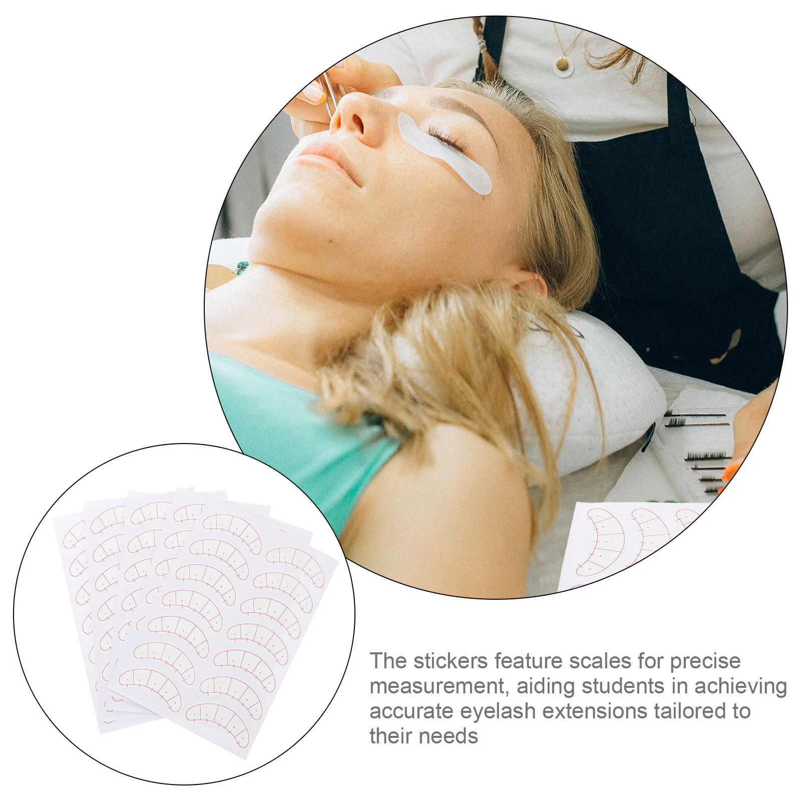 10 Sheets Eyelash Extension Is - Lash Mapping Sticker review and price