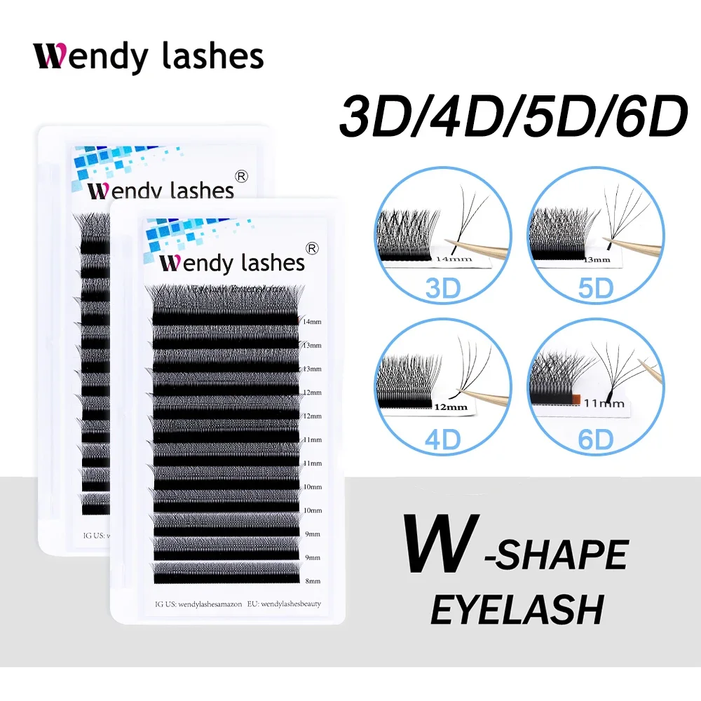 Wendy Lashes W Shape Supplies  - Eyelash Extension For Asian Eyes review and price