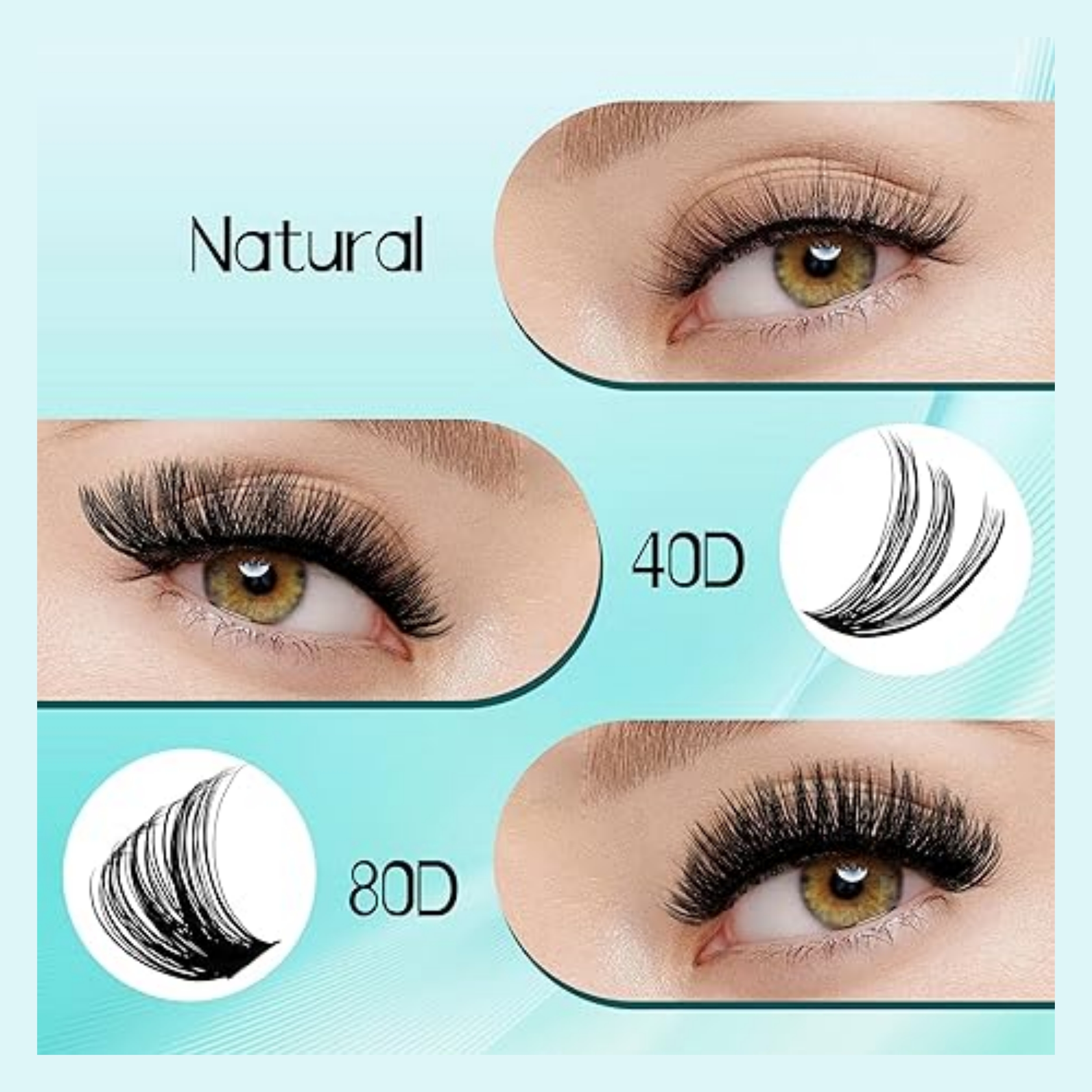 GEMERRY Heat Cluster Individua - Eyelash Extension For Asian Eyes review and price