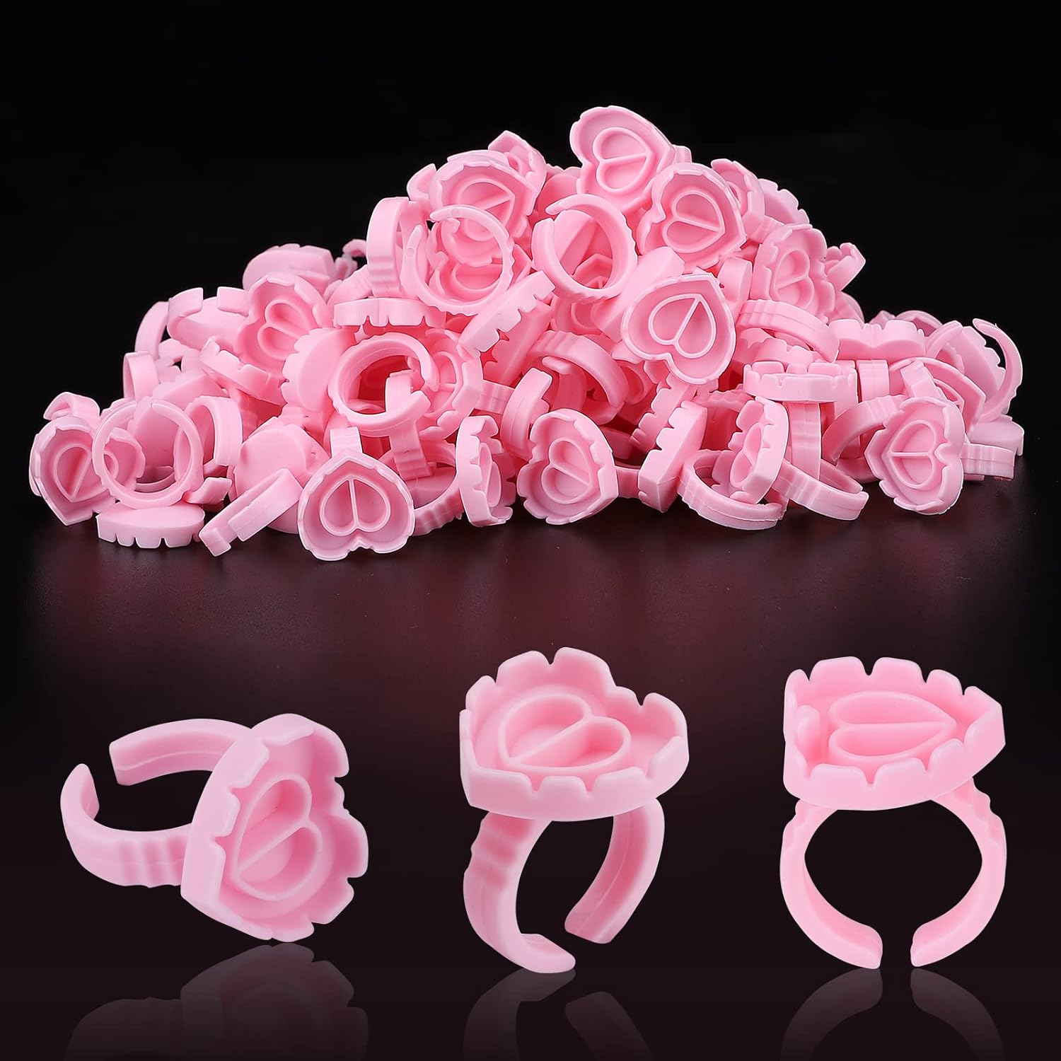 100 PCS Disposable Heart-shape - Lash Mapping Sticker review and price