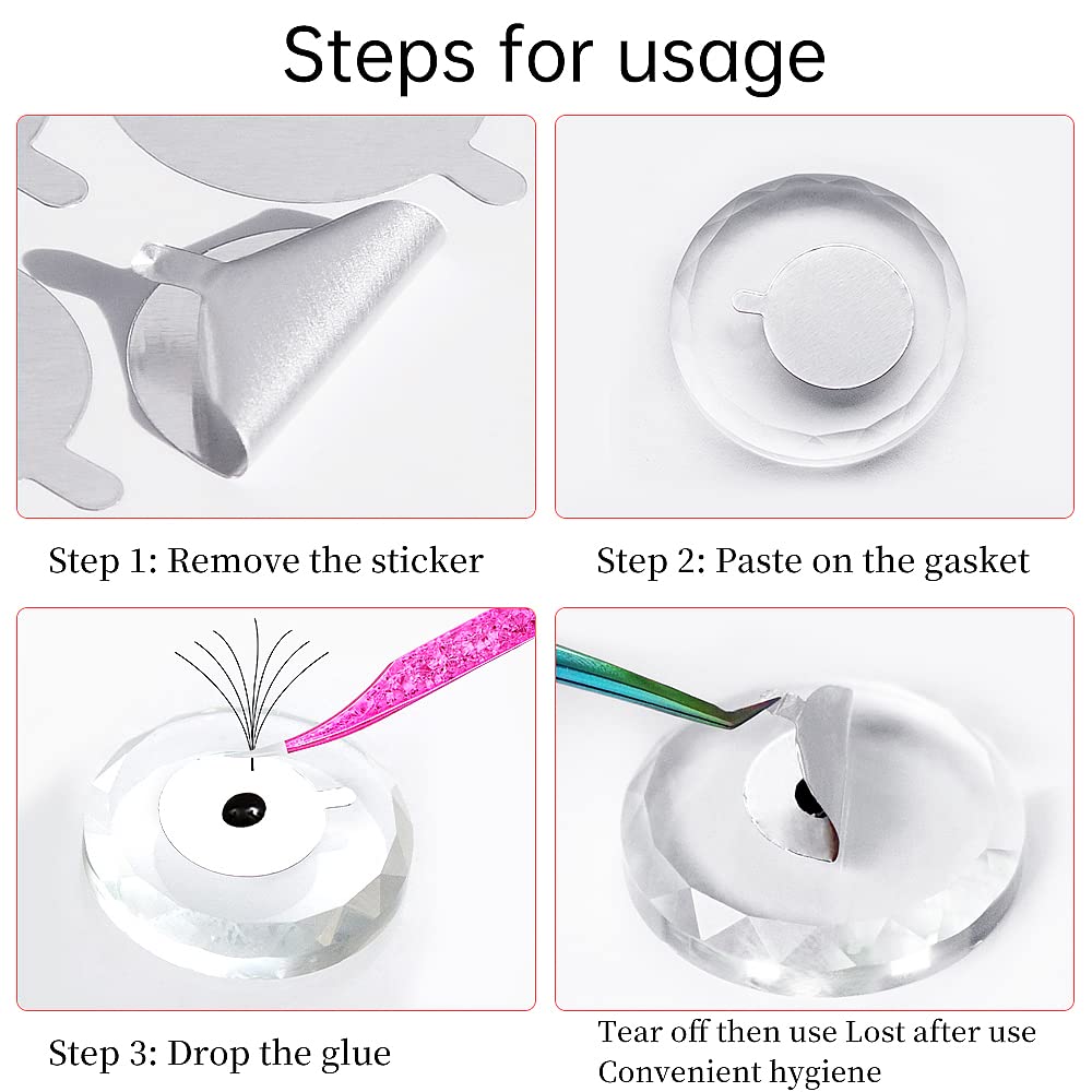 300pcs Foil Sticker Pads(10 Sh - Eyelash Extension Look review and price