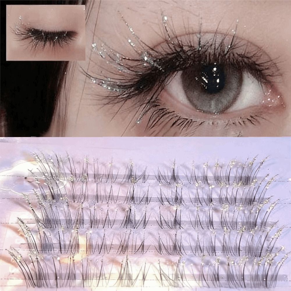 Shining Rhinestone Individual  - Eyelash Extension Look review and price