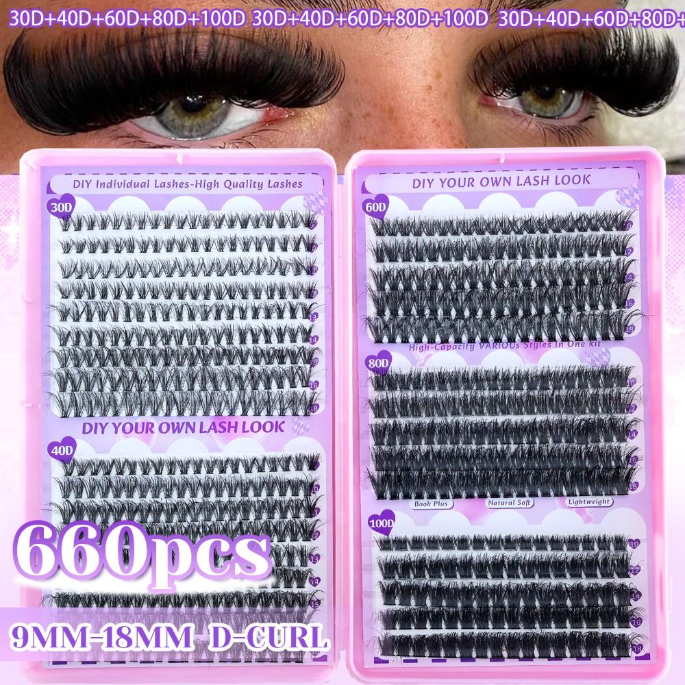 9-18mm Length False Eyelashes  - Eyelash Extension Look review and price