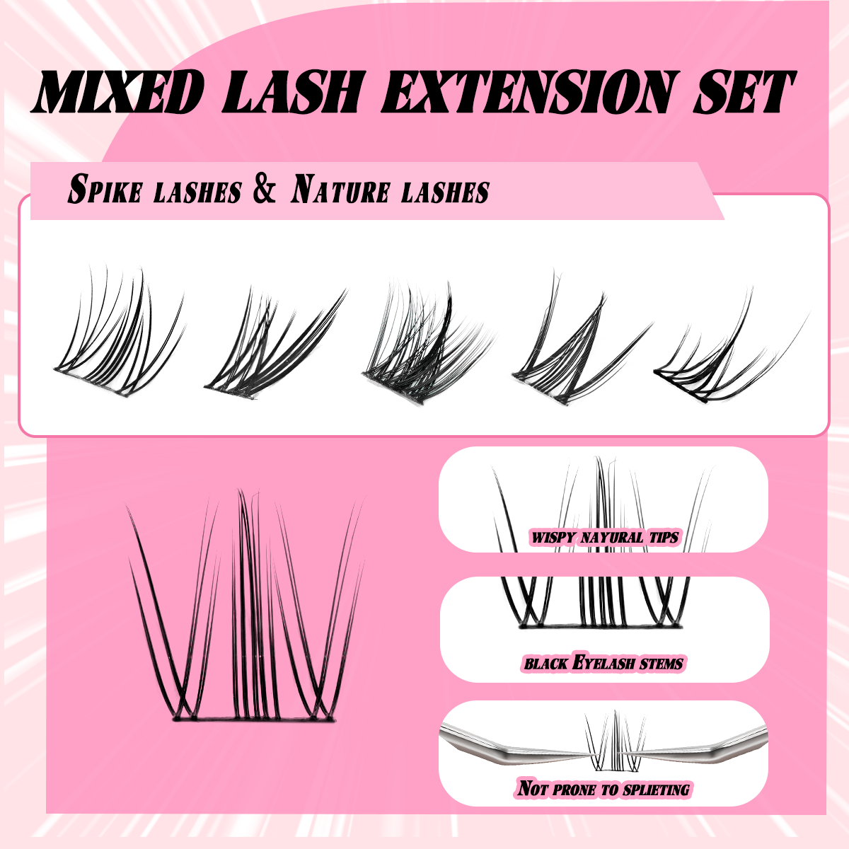 DIY Eyelashes Clusters Natural - Eyelash Extension For Asian Eyes review and price