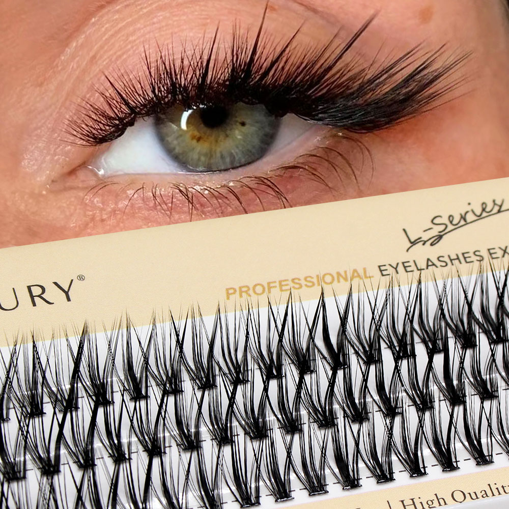 60pcs 30D C/D/L Curl Cluster E - Eyelash Extension Cat Eye review and price