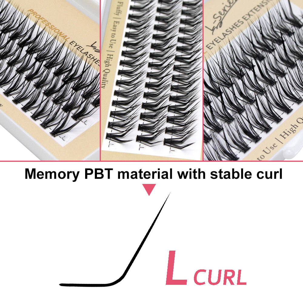 60pcs 30D C/D/L Curl Cluster E - Eyelash Extension Cat Eye review and price
