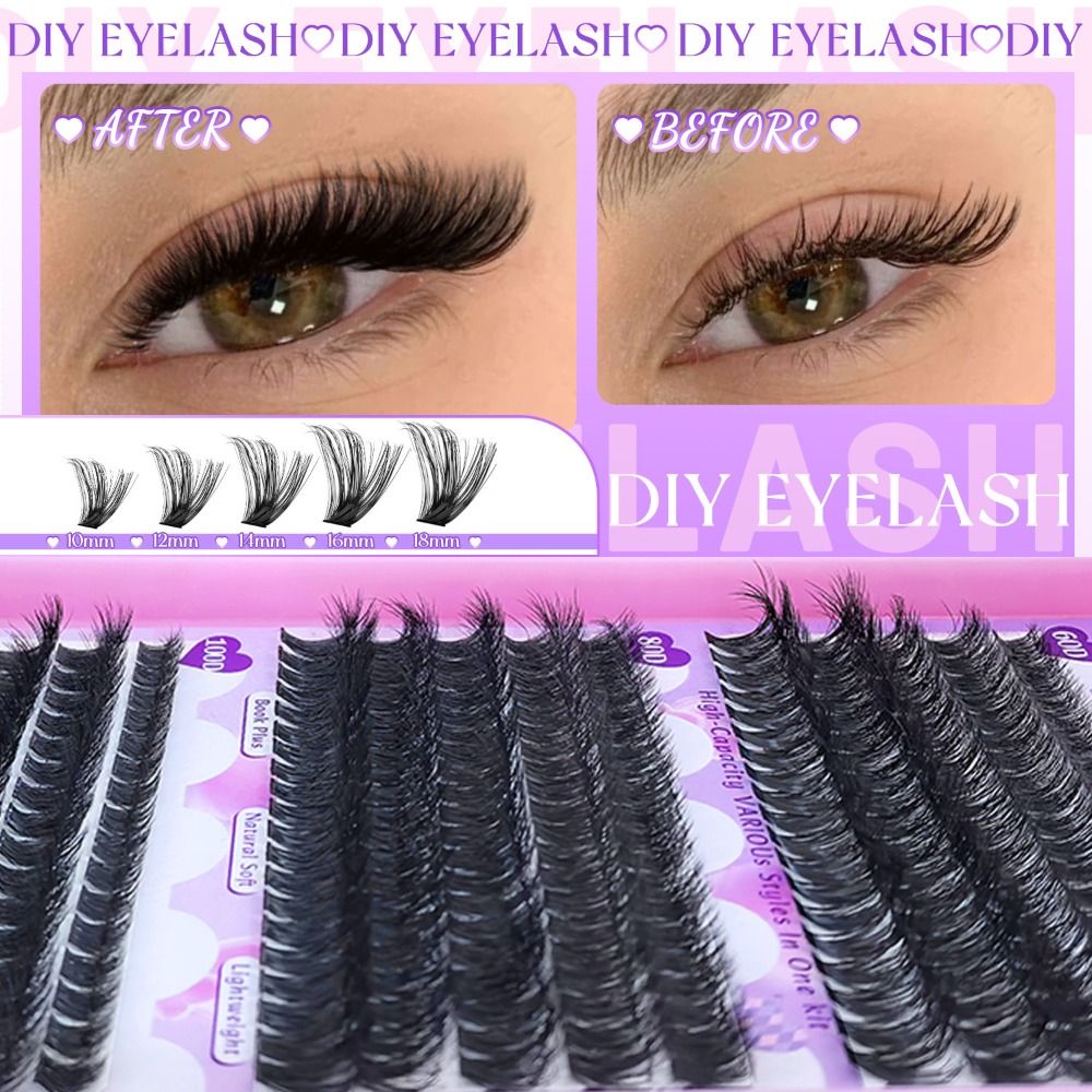 9-18mm Length False Eyelashes  - Eyelash Extension Look review and price