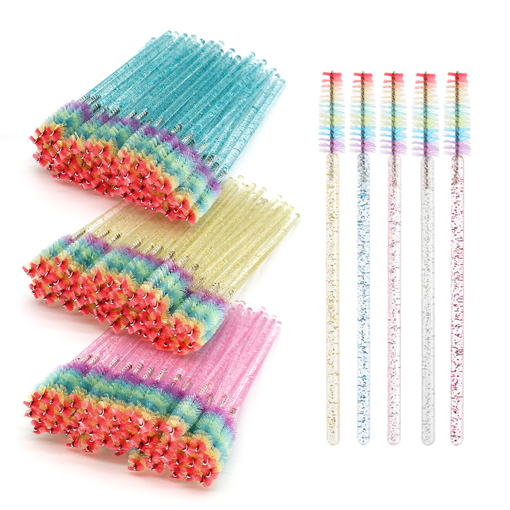 50PCS Rainbow Crystal Eyelash  - Eyelash Extension Glasses review and price