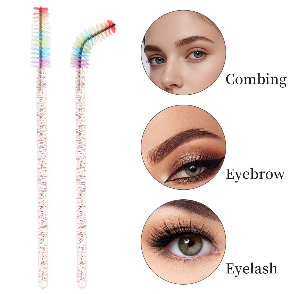 50PCS Rainbow Crystal Eyelash  - Eyelash Extension Glasses review and price