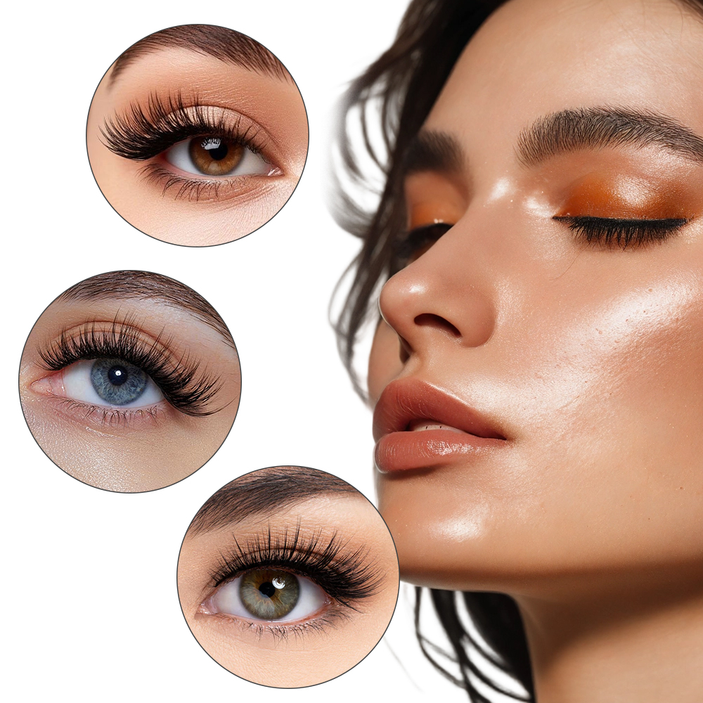 50PCS Rainbow Crystal Eyelash  - Eyelash Extension Glasses review and price