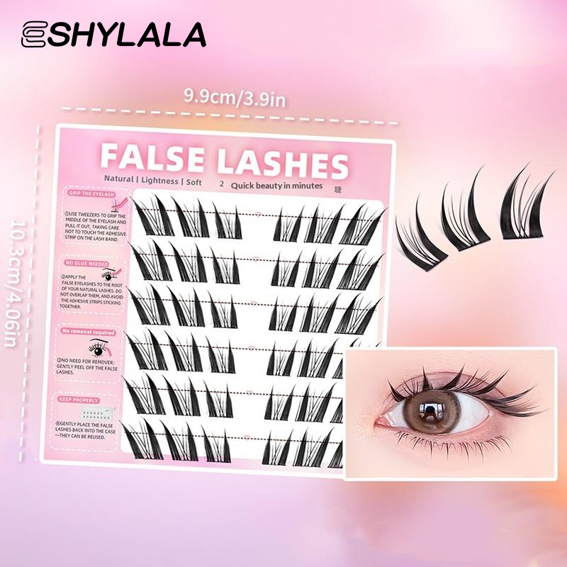 Dense False Eyelashes 6 Rows N - Eyelash Extension Look review and price