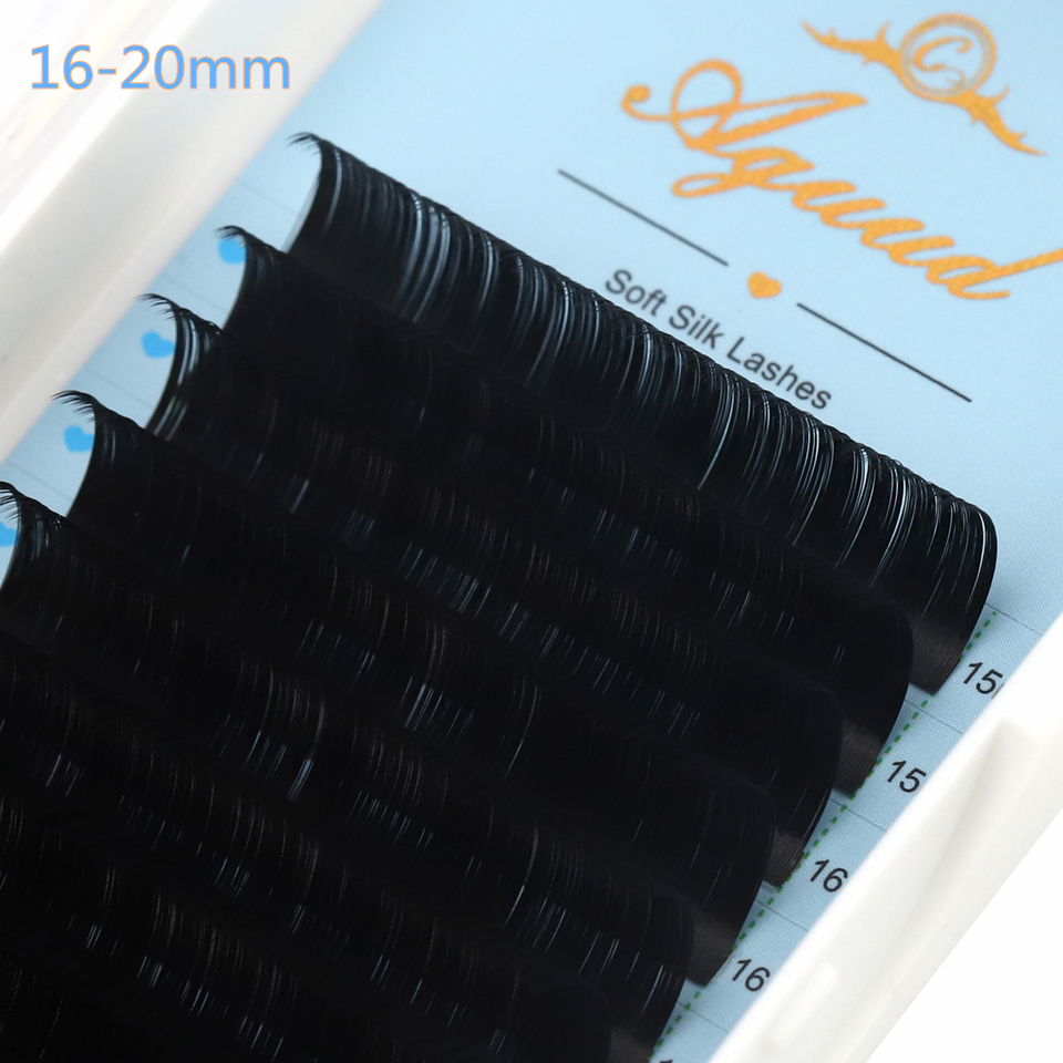 AGUUD 16 Rows Long 16-20mm Eye - Eyelash Extension For Asian Eyes review and price