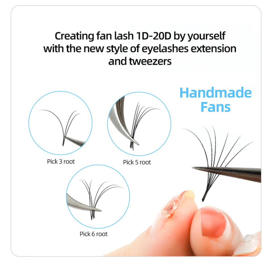 AGUUD 16 Rows Long 16-20mm Eye - Eyelash Extension For Asian Eyes review and price