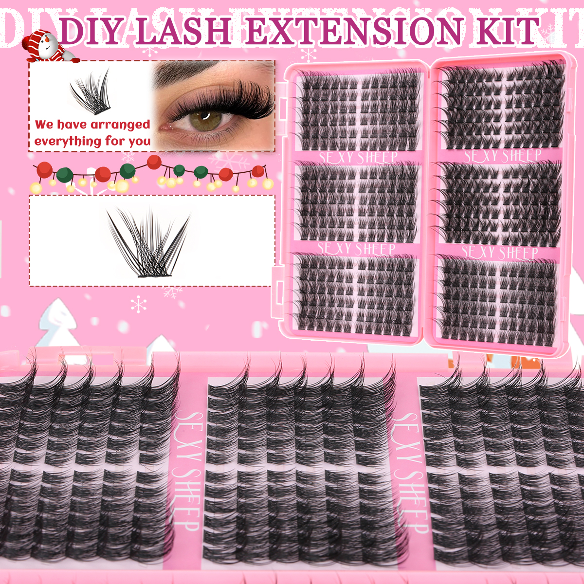 Eyelash Clusters Kit Cat Lashe - Eyelash Extension For Asian Eyes review and price
