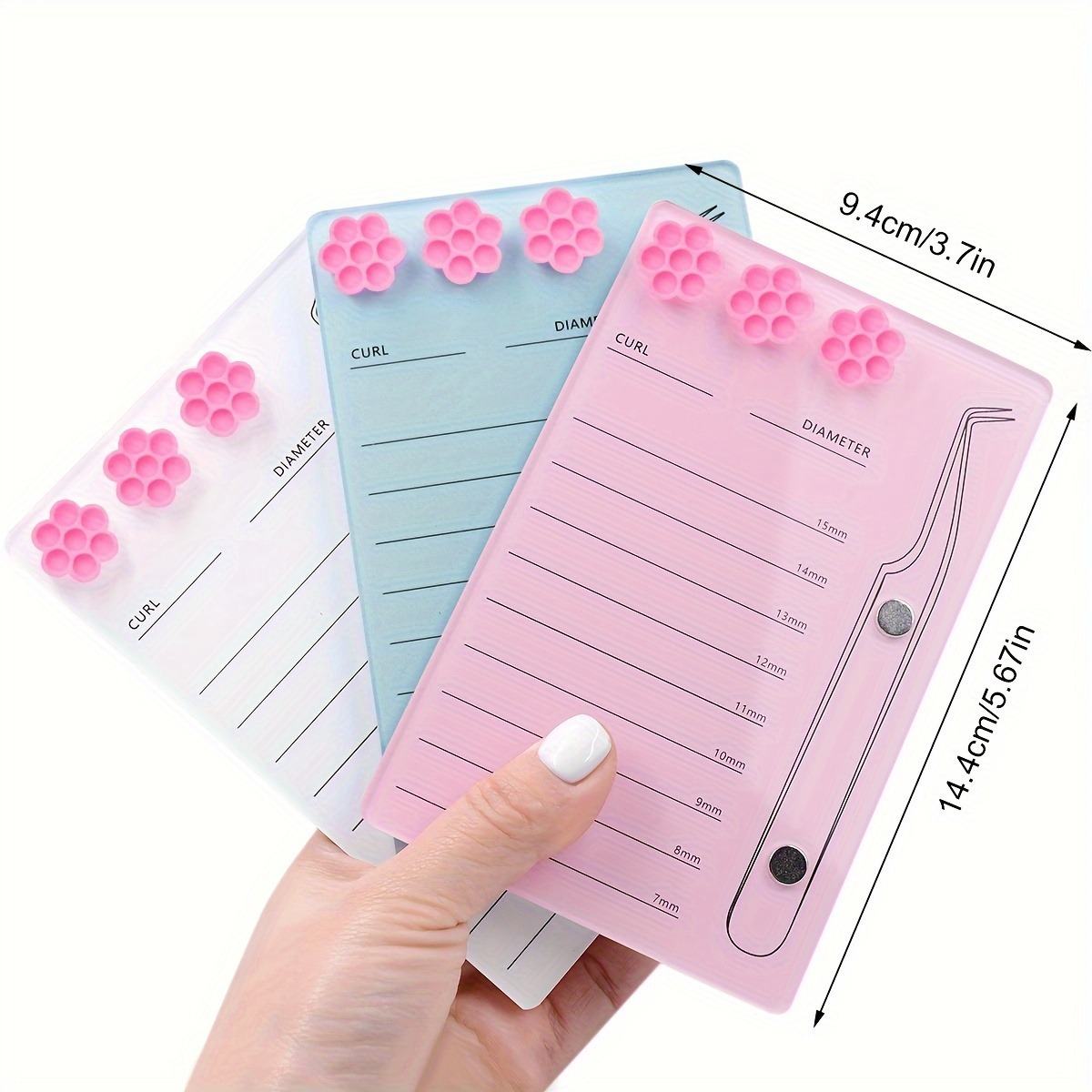 Eyelash Extension Scale Holder - Lash Mapping Sticker review and price