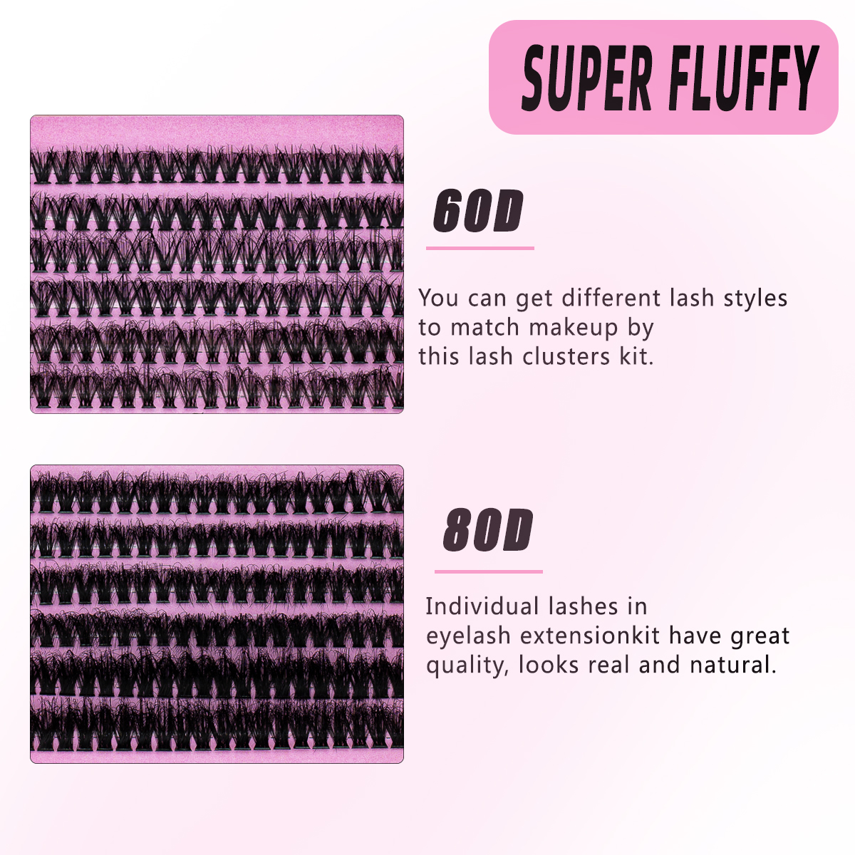 DIY False Eyelashes Clusters E - Eyelash Extension For Asian Eyes review and price