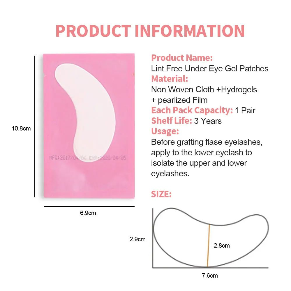 MJ 100 Pairs Eye Pad Eyelash P - Lash Mapping Sticker review and price