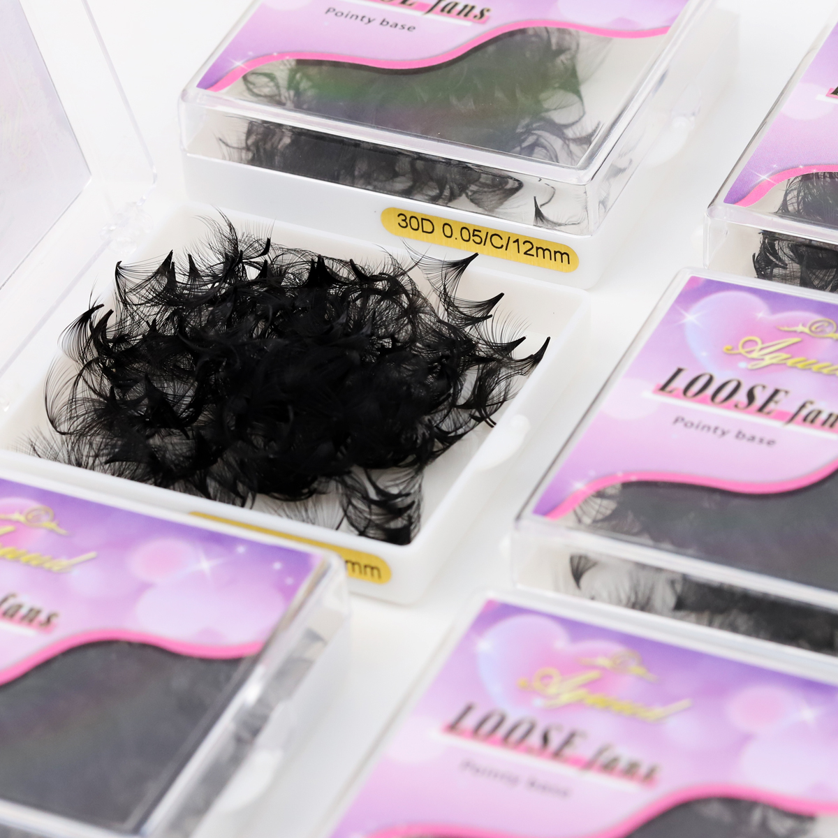 AGUUD 30D 40D Cluster Loose Fa - Eyelash Extension For Asian Eyes review and price